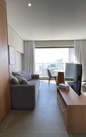 Studio para alugar com 35m², 1 quarto e 1 vagaStudio/Sala/Quarto