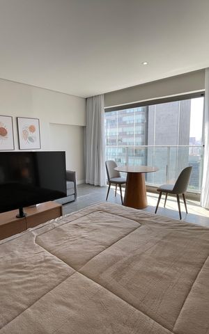Studio para alugar com 35m², 1 quarto e 1 vagaStudio/Sala/Quarto