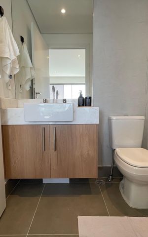 Studio para alugar com 36m², 1 quarto e 1 vaga Studio para alugar com 36m², 1 quarto e 1 vagaBanheiro