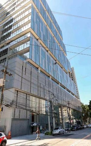 Studio para alugar com 36m², 1 quarto e 1 vaga Studio para alugar com 36m², 1 quarto e 1 vagaFachada e portaria