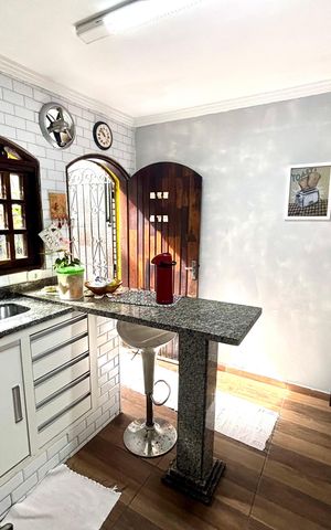 Casa para alugar com 120m², 2 quartos e 3 vagas Casa para alugar com 120m², 2 quartos e 3 vagasCozinha