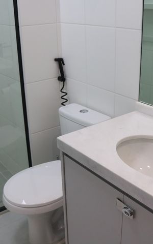 Studio para alugar com 26m², 1 quarto e sem vagaBanheiro