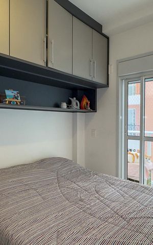 Apartamento à venda com 47m², 2 quartos e 1 vaga Apartamento à venda com 47m², 2 quartos e 1 vagaQuarto Suíte