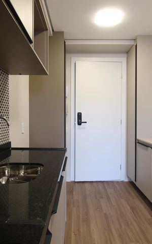 Studio à venda com 25m², 1 quarto e sem vagaCozinha