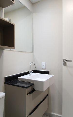 Studio à venda com 25m², 1 quarto e sem vagaBanheiro