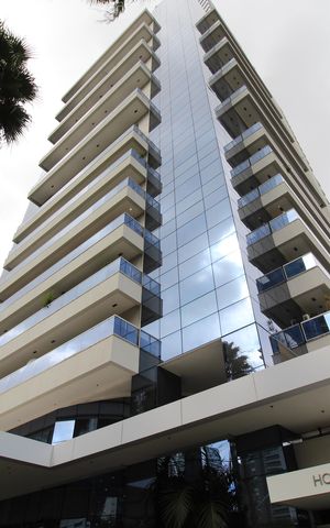 Apartamento à venda com 54m², 1 quarto e 2 vagasFachada do Prédio