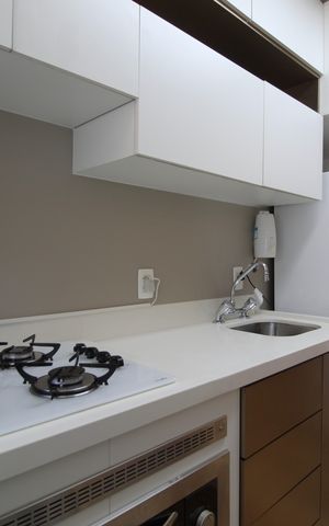 Apartamento à venda com 54m², 1 quarto e 2 vagasCozinha e Área de Serviço