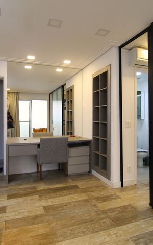 Apartamento à venda com 54m², 1 quarto e 2 vagasSala