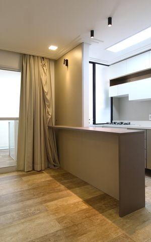 Apartamento à venda com 54m², 1 quarto e 2 vagasSala