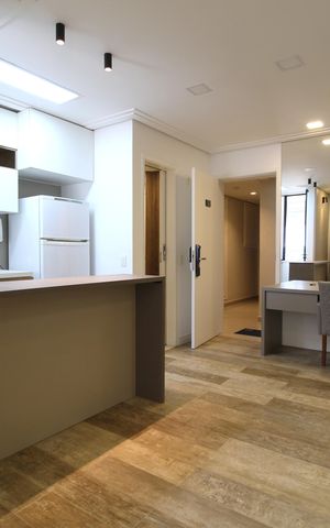 Apartamento à venda com 54m², 1 quarto e 2 vagasSala