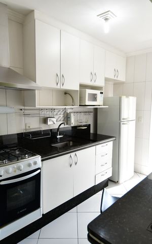 Apartamento à venda com 54m², 1 quarto e 1 vagaCozinha
