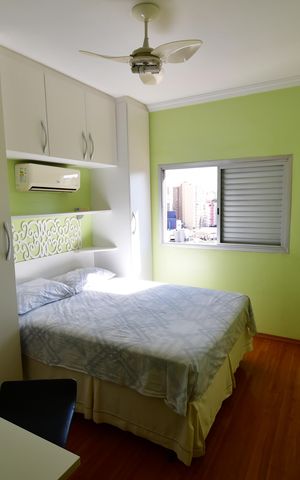 Apartamento à venda com 54m², 1 quarto e 1 vagaQuarto