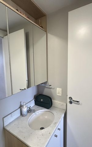 Apartamento para alugar com 64m², 3 quartos e 1 vagaBanheiro da Suíte