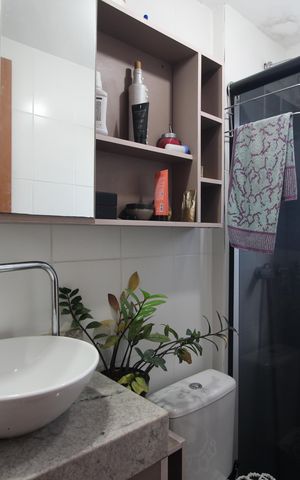 Apartamento à venda com 47m², 2 quartos e 1 vagaBanheiro
