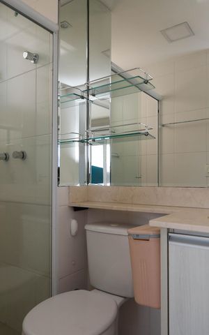 Apartamento à venda com 80m², 3 quartos e 2 vagas Apartamento à venda com 80m², 3 quartos e 2 vagasBanheiro da Suíte 2