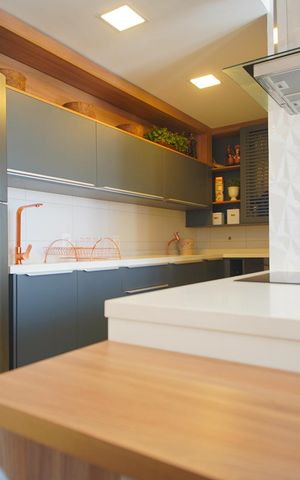Apartamento à venda com 47m², 1 quarto e 1 vagaCozinha