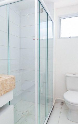 Apartamento à venda com 53m², 2 quartos e 1 vaga Apartamento à venda com 53m², 2 quartos e 1 vagaBanheiro