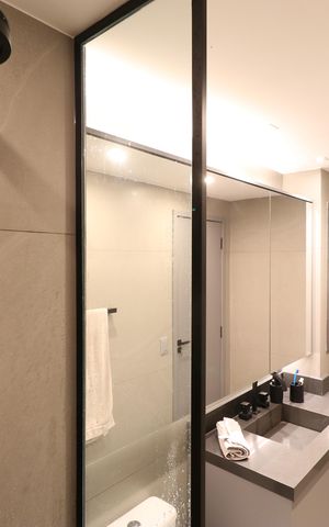 Apartamento para alugar com 70m², 1 quarto e 2 vagasBanheiro