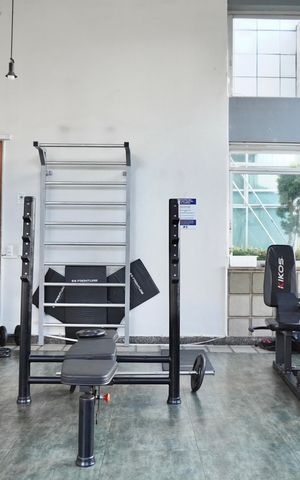 Studio para alugar com 48m², 1 quarto e 1 vaga Studio para alugar com 48m², 1 quarto e 1 vagaÁrea comum - Academia