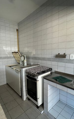 Apartamento à venda com 60m², 2 quartos e 1 vagaCozinha do salão de festa