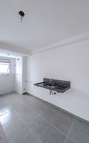 Apartamento à venda com 53m², 2 quartos e 1 vagaCozinha e Área de Serviço