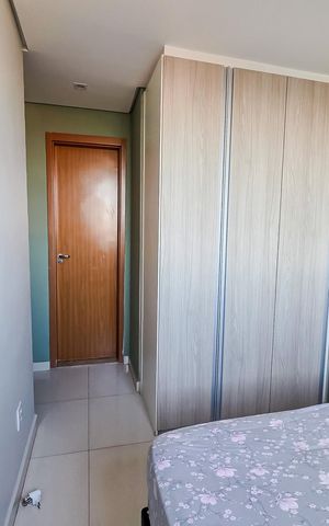 Apartamento à venda com 55m², 2 quartos e 2 vagasSuíte 