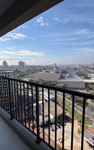 Apartamento para alugar com 42m², 2 quartos e 1 vaga Apartamento para alugar com 42m², 2 quartos e 1 vagaSacada da Sala/Cozinha