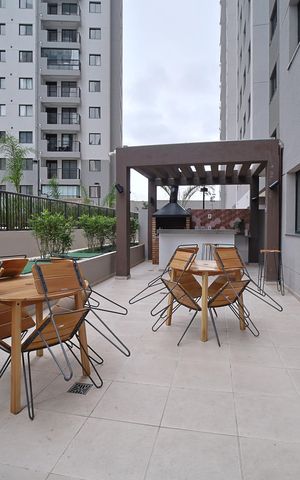 Apartamento para alugar com 42m², 2 quartos e 1 vagaÁrea comum - Salão de festas