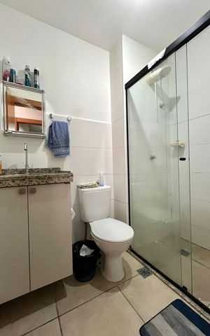 Apartamento à venda com 48m², 2 quartos e 1 vaga Apartamento à venda com 48m², 2 quartos e 1 vagaBanheiro