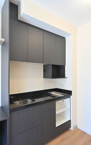 Studio à venda com 29m², 1 quarto e sem vagaCozinha