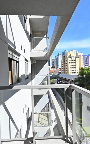Studio à venda com 29m², 1 quarto e sem vagaVaranda