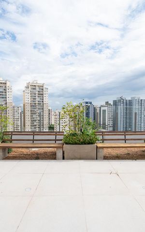 Studio à venda com 29m², 1 quarto e sem vaga Studio à venda com 29m², 1 quarto e sem vagaChurrasqueira