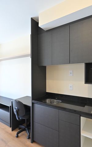 Studio à venda com 29m², 1 quarto e sem vagaCozinha