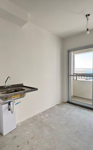Apartamento à venda com 24m², 1 quarto e sem vaga Apartamento à venda com 24m², 1 quarto e sem vagaSala/Cozinha