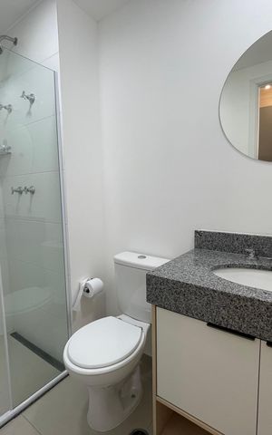 Apartamento para alugar com 25m², 1 quarto e sem vaga Apartamento para alugar com 25m², 1 quarto e sem vagaBanheiro