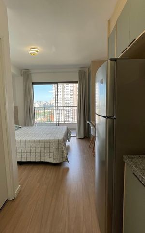 Apartamento para alugar com 25m², 1 quarto e sem vaga Apartamento para alugar com 25m², 1 quarto e sem vagaStudio/Cozinha