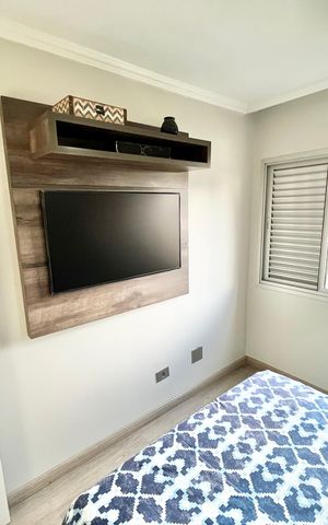 Apartamento à venda com 63m², 2 quartos e 1 vaga Apartamento à venda com 63m², 2 quartos e 1 vagaQuarto 2