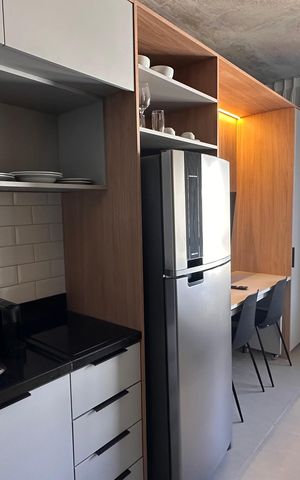Studio à venda com 25m², 1 quarto e sem vaga