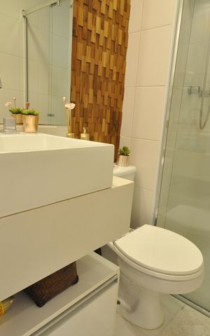 Apartamento à venda com 73m², 2 quartos e 3 vagasBanheiro Social