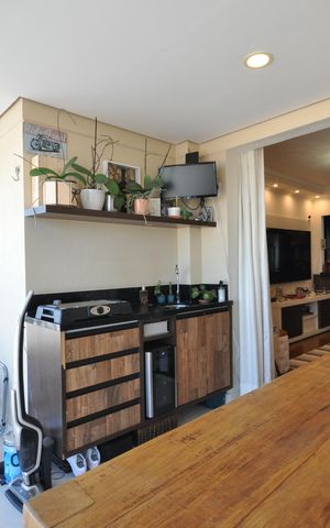 Apartamento à venda com 73m², 2 quartos e 3 vagasVaranda Gourmet