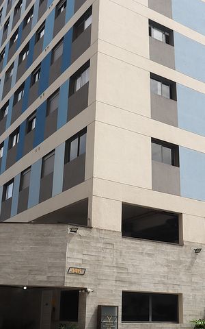 Apartamento para alugar com 25m², 1 quarto e 1 vagaFachada