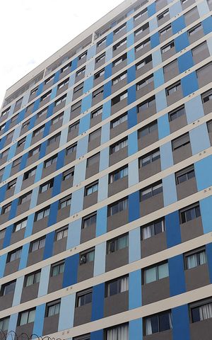 Apartamento para alugar com 25m², 1 quarto e 1 vagaFachada