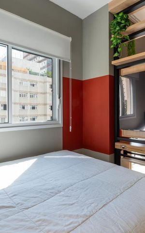 Studio à venda com 24m², 1 quarto e sem vaga Studio à venda com 24m², 1 quarto e sem vagaQuarto