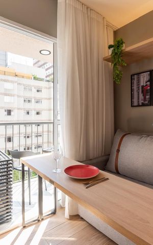 Studio à venda com 24m², 1 quarto e sem vaga Studio à venda com 24m², 1 quarto e sem vagaSala