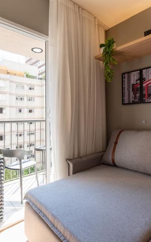 Studio à venda com 24m², 1 quarto e sem vaga Studio à venda com 24m², 1 quarto e sem vagaSala