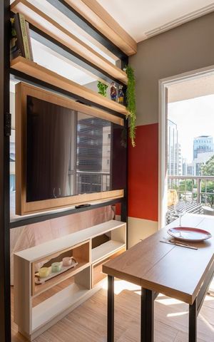 Studio à venda com 24m², 1 quarto e sem vaga Studio à venda com 24m², 1 quarto e sem vagaSala