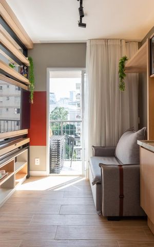 Studio à venda com 24m², 1 quarto e sem vaga Studio à venda com 24m², 1 quarto e sem vagaSala/cozinha