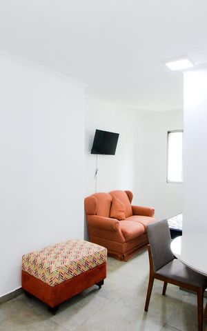 Studio para alugar com 24m², 1 quarto e sem vagaStudio