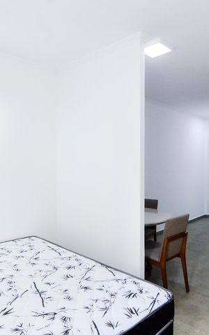 Studio para alugar com 24m², 1 quarto e sem vagaStudio