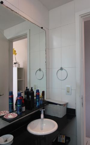 Apartamento à venda com 78m², 2 quartos e 1 vagaBanheiro da suíte 1